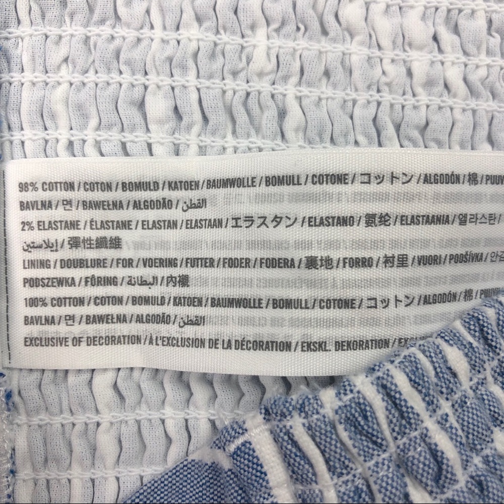 ⛱ NWT Abercrombie & Fitch Striped Crop Top Tank XL - Picture 11 of 11